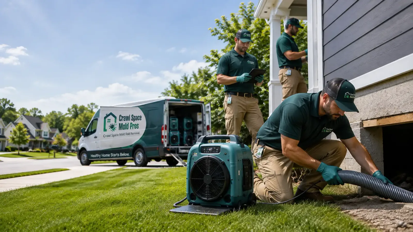 Crawl Space Mold Removal in Jewett, OH
